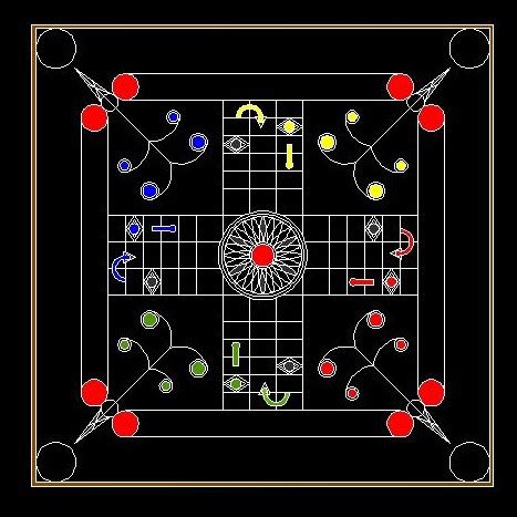 board game cad block|Carrom Board .